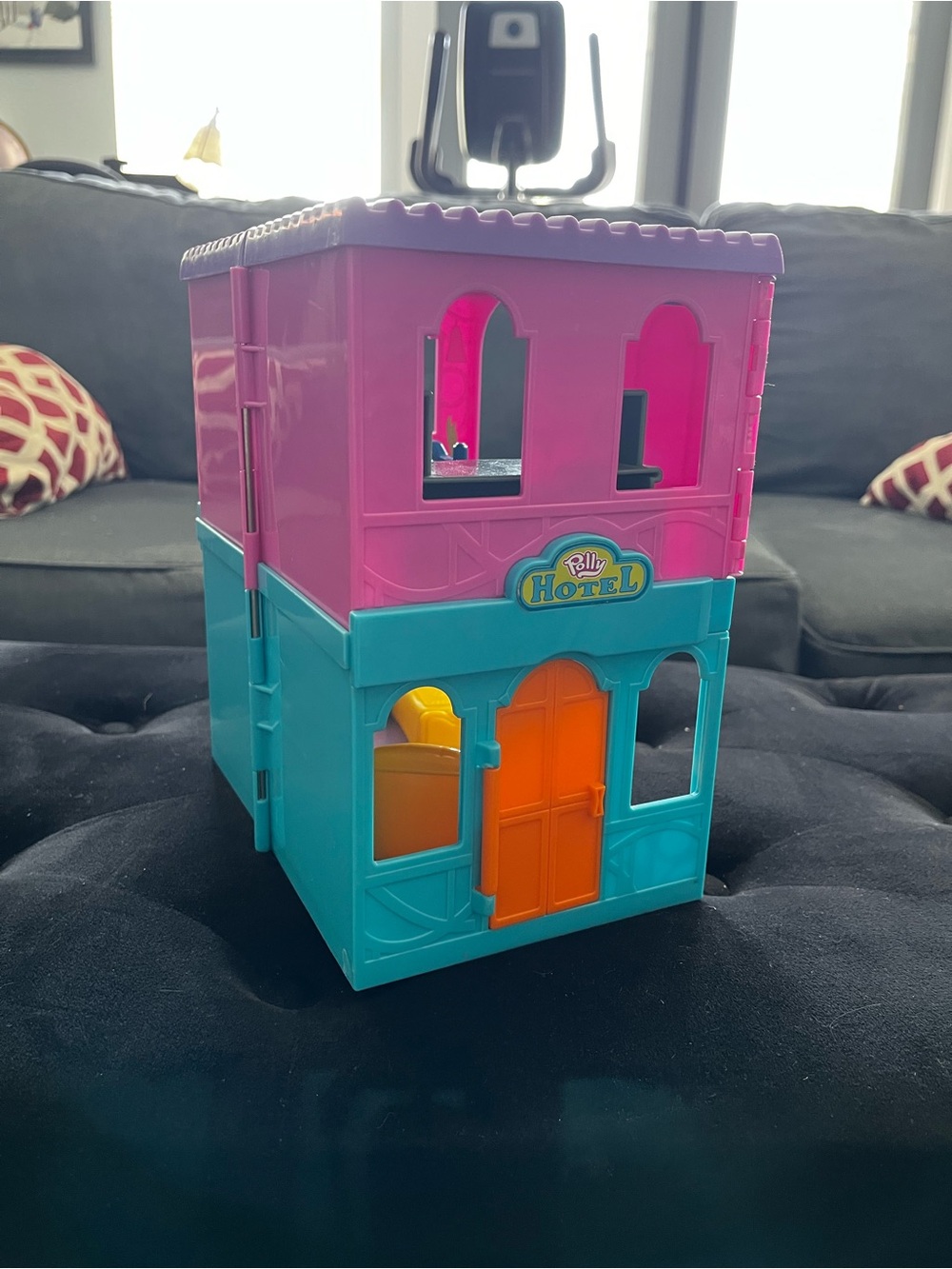 Polly Hotel Playset - Pink, Teal & Orange